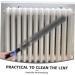 OSALADI Flexible Dryer Cleaner Vent Brush - Universal Lint Remover for Air Conditioner Refrigerator & Clothes - Efficient Dust Cleaning Tool in Black & Blue - Buy Online on SooperMarket.com