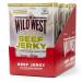 Wild West Beef Jerky 12 x 60g Jalapeno Beef Beef Jerky high protein dried meat Protein Snack Jalapeno 60 g (pack of 12)