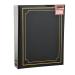 Arpan 6x4 Plain Photo Album with 200 Pockets (Black) 18.3 x 4.5 x 22.9 cm Black