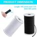 Coopay 200 Yards Length 1/4 Width Elastic Cord, 2 Rolls - 100 Yards/Roll, Heavy Stretch Elastic Spool Knit for Sewing, Black and White 1/4 Inch - Buy Online on SooperMarket.com