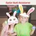 Easter Hamper for Kids - Haribo Hunt Hamper and Easter Bunny Masks 8 Pieces - 20x Haribo Eggs Galore Easter Sweets Baskets and Activities - Easter Egg Hunt Accessories Easter Gift for Kids - Buy Online on SooperMarket.com