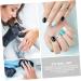 FRCOLOR 20pcs Nail Case Finger Nail Soakers Nail Paint Protector Polish Remover Wraps Nail Polish Soak off Nail Varnish Tip Nail Polish Protector Gelt Spar Varnish Plastic Manicure Barrier - Buy Online on SooperMarket.com