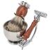 Shaving Bowl and Brush Set - Retro Alloy Beard Brush Cream Brush Stand & Soap for Men | Premium Shaving Accessories - Buy Online on SooperMarket.com