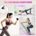 Hurdilen Exercise Loop Bands Resistance Bands Set with 3 Resistance Levels of Workout Bands and Carrying Case and Workout Manual Support for Gym Pilates Yoga Crossfit Muscle Building etc. (Black Grey Light Grey) - Buy Online on SooperMarket.com
