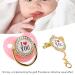 Bling Dummy Pacifier Set | Exquisite & Attractive Gifts | Healthy Design for Newborns | Prevents Loss | Perfect for Parties - Buy Online on SooperMarket.com