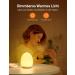 Synighty Dimmable Silicone LED Night Light for Children - 8 Color Changing 1-Hour Timer Memory Function Type C Charging - Perfect Egg-Shaped Bedside Lamp for Breastfeeding (White) - Buy Online on SooperMarket.com