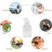 Vinsencoo 50 Pcs 1oz Mini Plastic Empty Bottles with Flip Cap - Portable Travel Size for Hand Sanitizer, Shampoo, Conditioner - Reusable - Baby Shower, Wedding Party Favors - Buy Online on SooperMarket.com