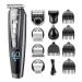 Hatteker Hair Clipper Beard Trimmer Kit for Men Cordless Hair Mustache Trimmer Hair Cutting Groomer Kit Precision Trimmer Waterproof USB Rechargeable 5 in 1