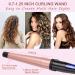 Hair Curling Wand 19-32MM Tapered Curling Iron Professional Ceramic Hair Curler Wand with Heat-Resistant Glove Dual Voltage - Buy Online on SooperMarket.com