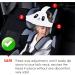 Baby Carseat Head Support Strap - Neck Protection Belt for Toddler & Infant | Safe Car Seat Headrest Band for Sleep Positioner (White) - Buy Online on SooperMarket.com