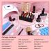 Lavender Violets 48-Piece Gel Polish Set with 54W Nail Lamp - Autumn Colours Starter Kit | Includes Nail Art Brush, Base Coat, Matte Top Coat, and No Wipe Top Coat | Q975 Q973 - Buy Online on SooperMarket.com