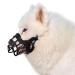 Oneigris muzzle soft muzzle for dogs Durable rubber adjustable belt strap Suitable for muzzle baskets of medium and large dogs Prevention of barks biting and chewing (l)