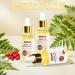 3 Pack Face Oil Gua Sha Set - Organic Rosehip Seed Oil Vitamin E & C - Facial Massage Oil & Gua Sha Tool - Buy Online on SooperMarket.com