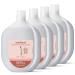 Method Premium Foaming Hand Wash Refill Vanilla + Raspberry Recyclable Bottles Biodegradable Formula 28 fl oz (Pack of 4)