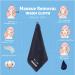 Bleach Safe Black Makeup Towels - 12 Pack | Ultra Soft Cotton Face Washcloths - Buy Online on SooperMarket.com
