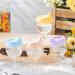 4 Pcs Wine Sippy Cup Goblet for Toddlers 8+ Months - Perfect for Baby Kids Birthday Party - Blue Pink Yellow Purple - Buy Online on SooperMarket.com