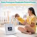 Dino Baby Sonogram Keepsake Frame - Large 10x10 White Wood Ultrasound Frame for Expecting Parents, Baby Shower Gift, Nursery Decor - Buy Online on SooperMarket.com