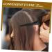 HAPINARY 6pcs Billed Hair Clips Non Slip Hair Clamp Hairdresser Clips Hair Barrettes Hair Pin Black Abs - Buy Online on SooperMarket.com