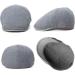 Jeff & Aimy Men's Cotton Flat Cap Ivy Gatsby Newsboy Hat - Grey, Medium-Large - Buy Online on SooperMarket.com