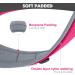 Joytale Softly Padded Neoprene Dog Collar for Medium Dogs - Reflective Wide Nylon Collar in Bright Pink (1 Pack) - International Shipping Available - Buy Online on SooperMarket.com