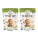 Creative Snacks Naturally Delicious Organic Coconut Bites with Chia, Sunflower and Pumpkin Seeds, 2 Pack, 12 Ounce Resealable Bags