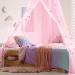 Glow in The Dark Unicorn Bed Canopy - Pink Fluorescent Mosquito Net for Girls Bedroom, Kids & Babies - Buy Online on SooperMarket.com
