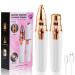2 in 1 Eyebrow Trimmer & Facial Hair Removal for Women,YOGINGO Rechargeable Painless-Precision Eyebrow Trimmer and Eyebrow Razor Tool with LED Light for Face, Lips, Nose,Body, Chin, Arms.