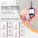 Modelones 10ml Matte Top Coat Base Coat 3Pcs Set - No Wipe, Long Lasting, High Gloss Shine and Matte Effects | DIY Gel Nail Polish at Home - Buy Online on SooperMarket.com