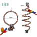 Aedcbaide Bird Parrots Toys 2 Pack Parakeet Parrot Swing Chewing Hanging Toys with Bell 59inch Bird Cotton Rope and 7Inch Diameter Bird Hanging Swing for Budgie Cockatiels Conures Finches - Buy Online on SooperMarket.com