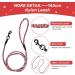 Petom Flower Pattern Cat Dishes & Adjustable Leash Set for Small to Medium Cats (S Red) - Perfect Cat Accessories for International Shipping - Buy Online on SooperMarket.com