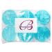 Beauticom 60ml Thick Wall Clear Acrylic Jars - 6 Leak Proof Containers with Teal Lids for Makeup Creams & Cosmetics | International Shipping Available - Buy Online on SooperMarket.com