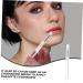 NOLITOY 4pcs Dual-Sided Lip Brush & Makeup Sponge Set | Travel & Applicator Tool for Lipstick & Eyeshadow | Transparent Color - Buy Online on SooperMarket.com