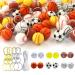 Silicone pearls for babies round star pearls pacifier clip chain pendant free baby pubs toy accessories silicone pearls bracelet key trailer silicone pearls for the silicone suit Two