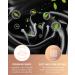Mikimini Extra Large Black Shower Hoods (2-Pack) - Waterproof Reusable Hair Caps for Men & Women with Bright Green Border - Thick Braids & Double-Layer Design - Buy Online on SooperMarket.com