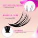 HxyGogo DIY Wispy Clusters Lash Extensions 280 pcs - Natural Look, Reusable Individuals - 30D-40D - Buy Online on SooperMarket.com