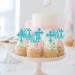 Rsstarxi 24 Pack God Bless and Baptism Cupcake Toppers Glitter Cross God Bless Cupcake Picks Decorations for Babyshower Christian First Communion Baptism Party Cake Decorations Blue - Buy Online on SooperMarket.com