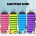 Disposable Toilet Brush with 40 Refills | Effective Toilet Bowl Cleaner Wand Set with Storage Caddy | Effortless Cleaning & Hygiene - Buy Online on SooperMarket.com