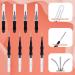 Buy 100pcs Micro Eyebrow Brush Set - Portable Eyebrow Lamination & Spoolie Brushes for Eyebrows & Lash Lift Tools | International Shipping Available - Buy Online on SooperMarket.com