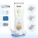 Bimirth Baby Children Hair Clippers Cordless Quiet Hair Clippers with Safe Ceramic Blade USB Rechargeable Waterproof 3 Guide Combs White-s12