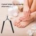DHWEKU Professional Cuticle Nippers Sharp Cuticle Remover Cuticle Nippers Made of Stainless Steel with Non-Slip Handle for Precise Removal of Excess Cuticles Cuticle Scissors for Nail and Toenail - Buy Online on SooperMarket.com
