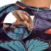 Kigai Butterfly Leaf Barber Cape - Waterproof Adjustable Hair Cutting Cape for Men & Women | Professional Salon Hairdressing Gear - Buy Online on SooperMarket.com