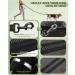 Jogging Lines for Dogs | Healay Belt Bag for Running Hiking & Leash | Reflective Double Handle for Large Medium Small Breeds - Green - Buy Online on SooperMarket.com