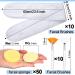 10 Pcs Spa Facial Headband, 50 Pcs Compressed Facial Sponges, 10 Pcs Fan Brushes Set | White Towel Head Wrap | Face Wash, Mask Removal - Facial Makeup Accessories - Buy Online on SooperMarket.com