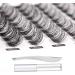 SISILILY Individual Lashes Cluster Kit | 90 Pcs Reusable 3D Eyelash Extension DIY Set | Soft Natural C CC D Curl Individual Eyelashes | Includes Eyelash Glue | 10/12/14/15/16mm Length | DM04 White - Buy Online on SooperMarket.com