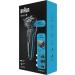 Buy Braun Series 5 CS Razor for Men - Electric Shaver with 3 Flexible Blades & Beard Trimmer | M4500CS Turquoise & 53B Black - International Shipping Available - Buy Online on SooperMarket.com