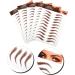 CANIGHT 5 Sheets authentic eyebrow sticker eyebrow stickers shaping eyebrow stickers costume - Buy Online on SooperMarket.com