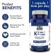 Vitamin K2 MK-7 150 Caps - K2 Vitamin Supplement MK-7 Vitamin K-2 100 mcg - Heart Health - Cardiovascular Health - Blood Clotting -3rd Party Tested - Formulated & Made in Canada 150 count (Pack of 1) - Buy Online on SooperMarket.com