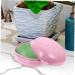Anneome 2pcs Soap Box Bathroom Soap Holder Container with Lid Plastic Containers Soap Bar Bathroom Supplies Bar Soap Holder To Go Shower Soap Container Pink or Travel Soap Dish With Cover Pink 11.5X8X5CM - Buy Online on SooperMarket.com