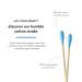 Humble Natural Bamboo Cotton Buds - Eco-Friendly Blue - Pack of 6 (600 pcs) | International Shipping Available - Buy Online on SooperMarket.com