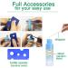 Apstaqeoo 6Pcs 10Ml Essential Oils Roller Bottles Empty Roll on Bottles with Roller Ball & Gold Lids Refillable Glass Roller Bottle with Opener Label for Perfume Fragrance Aromatherapy - Buy Online on SooperMarket.com